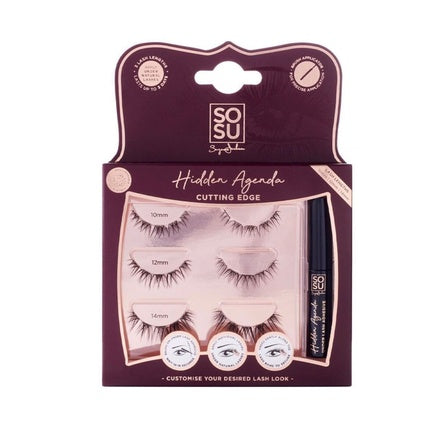 SOSU by SJ Hidden Agenda False Eyelashes Cutting Edge 10mm 12mm 14mm