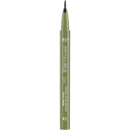 L'oreal Paris - Liquid Eyeliner Infallible Grip 36h Micro fine Brush 05 Sage Green 0.4g