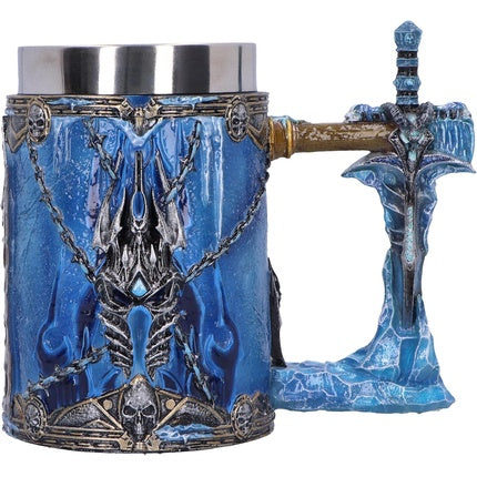 Nemesis Now World of Warcraft The Lich King Tankard - Blue Resin
