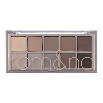 rom&nd Better Than Palette 8g 04 Dusty Fog Garden Eye Makeup Palette 10 Shades Matte & Shimmer High Pigmented - Wintry Cool Tones