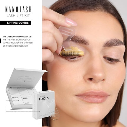 Nanolash Lifting Combs 3 Pcs - Tools for Eyelash Lifting Y Shape