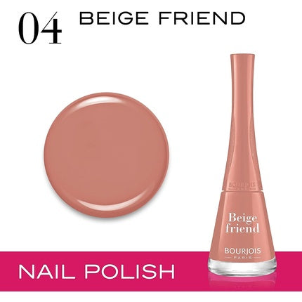 Bourjois 1 Seconde Nail Enamel 04 Beige Friend 9ml