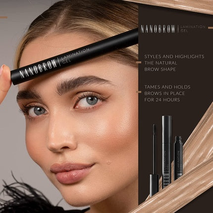 Nanobrow Lamination Gel - Brow Gel for Precisely Styled and Filled Brows Beige