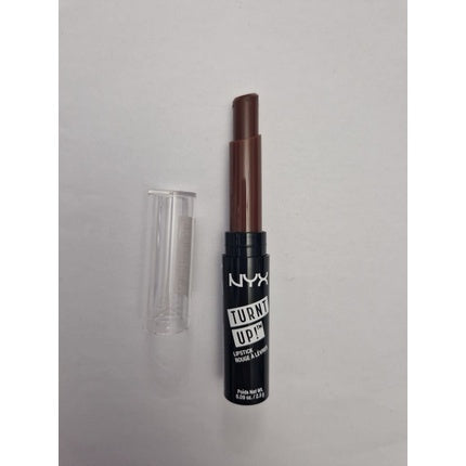 NYX Turnt Up! Lipstick Dirty Talk Tuls12 Chocolate Brown Deep Bronze 2.5g
