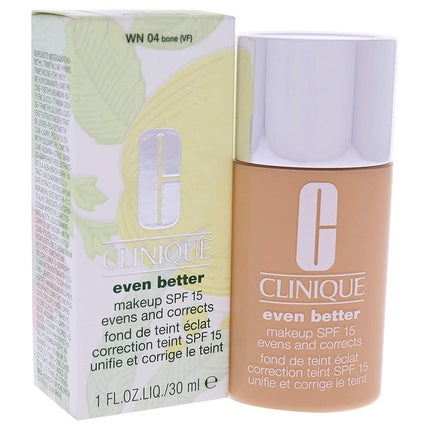 Clinique Even Better Makeup SPF 15 WN 04 Bone Women Foundation 1 Fl Oz