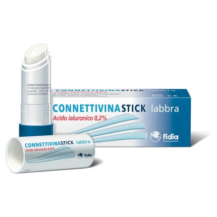 Connettivina Pharmaceutical Lipsticks 3g Lipsticks with 0.2% Hyaluronic Acid for Damaged, Dry, and Cracked Lips