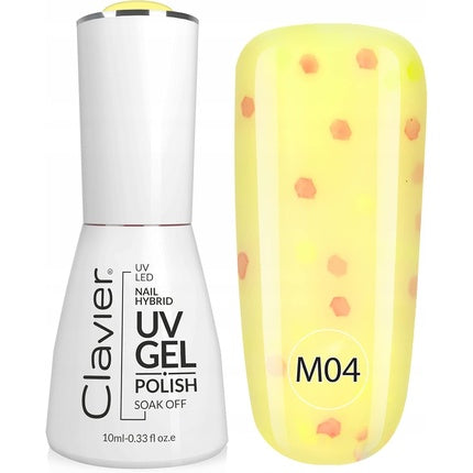 Luxury Nail Hybrid UV Gel Polish 10ml Bottle with Applicator for UV and LED Lamps Curing 2 Minutes in UV or 30 Seconds in LED Light Device Lemon Curd
