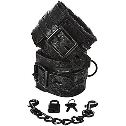 Sportsheets Lace Fur-Lined Handcuffs 0.1kg