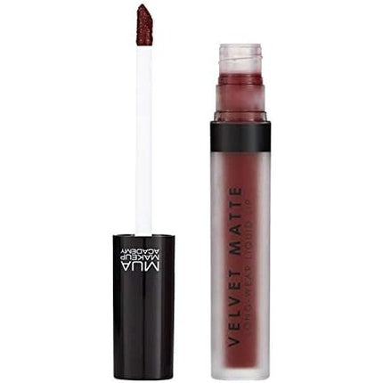 MUA Make Up Academy Velvet Matte Long-Wear Liquid Lip Colour Lipstick Vegan Impulse