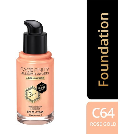 Max Factor Facenity All Day Flawless 3in1 Foundation C64 30ml