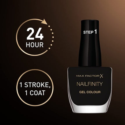 Max Factor Nailfinity Nail Polish 900 Film Black