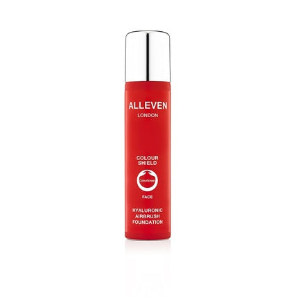 ALLEVEN Obsidian Colour Shield Face Foundation Natural Light Finish Quick and Easy Application All Skin Types UVA UVB IR and Vis 75ml