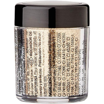 Stargazer Gold Glitter Shaker for Eyes, Lips, Face, Body, Hair and Nails