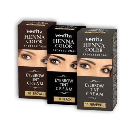 Venita Eyelashes and Eyebrow Color Tint Cream 30g