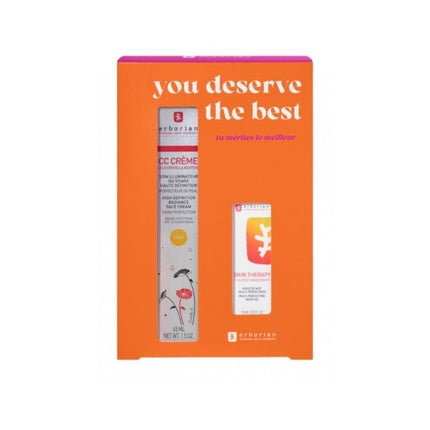 Erborian CC Illuminating Face Cream SPF25 Golden 45ml - Pack of 2