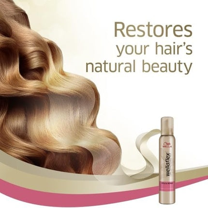 Wella Wellaflex STYLE & REPAIR Strong Hold Mousse 200ml