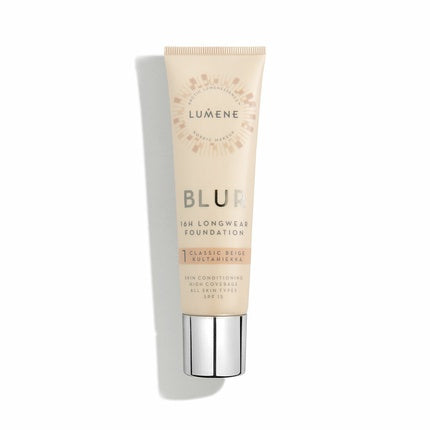 Lumene Blur 16h Longwear Foundation SPF15 High Coverage Makeup 30ml/1.0oz