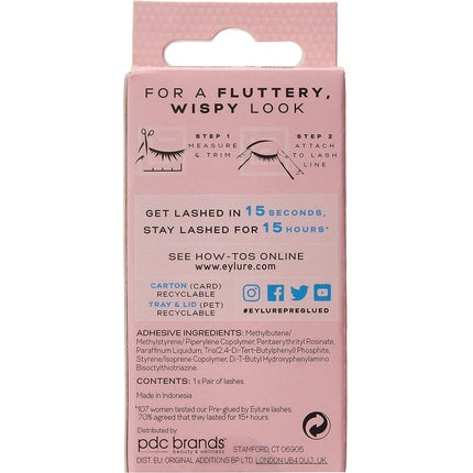Eylure Fluttery Light 117 Pre-Glued False Lashes 2 count