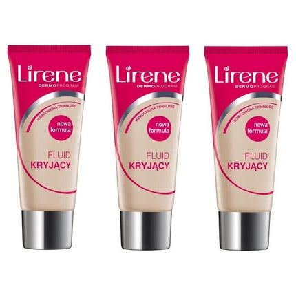 Lirene Concealing Foundation Camouflaging Imperfections With Vitamin E 22 Natural 30ml