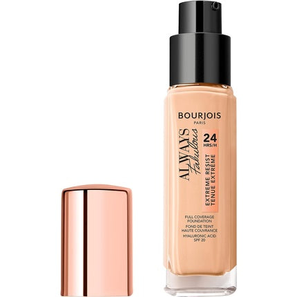 Bourjois Always Fabulous Extreme Resist Spf20 Concealing Foundation 110 Light Vanilla 30ml