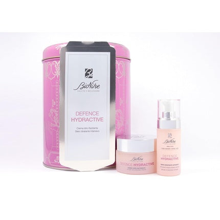 BioNike Gift Set for Women Defence Hydractive - Hydro-Nourishing Face Cream 50ml and Intensive Moisture Serum 30ml for Sensitive and Dry Skin