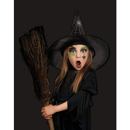 Herma 15317 Face Art Sticker - Witch, Dermatologically Tested, Removable Face