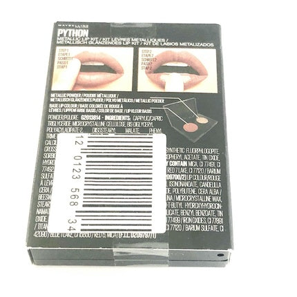 Maybelline Python Metallic Lip Kit Fatal 40 Brown & Bronze