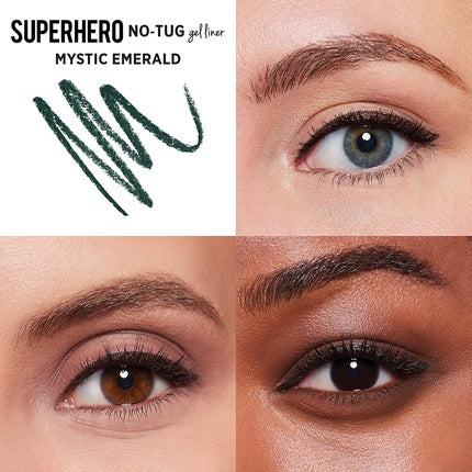 IT Cosmetics Superhero No-Tug Gel Eyeliner Mystic Emerald Waterproof Blendable Formula 0.042 oz - Sharpenable Pencil