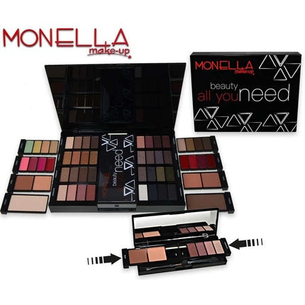 Monella Makeup Kit Face Palette by Mondonatura Ltd