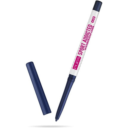 Pupa Milano Sport Addicted Waterproof Liner 003 Energy Blue for Women 0.012oz Eyeliner