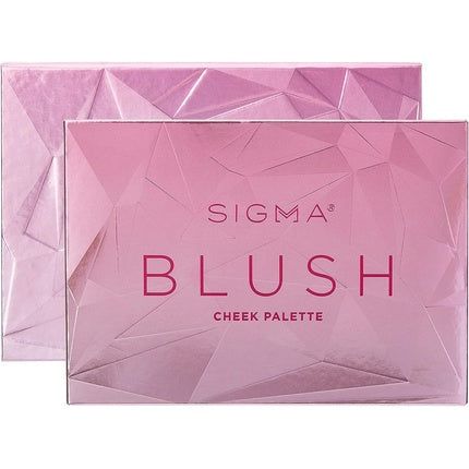 Sigma Beauty Blush Palette Matte and Shimmer Blush Palette with 6 Hues Vegan Buttery Soft Pressed Powder Blush Compact