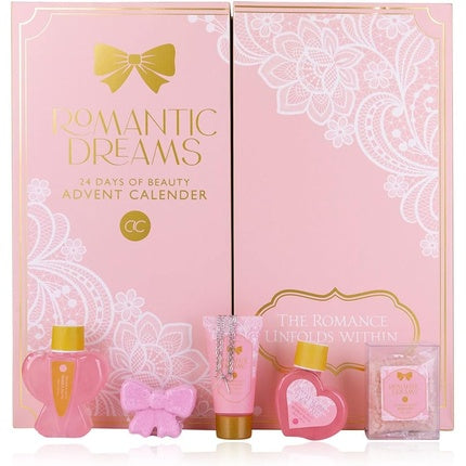 accentra Beauty Advent Calendar for Women Romantic Dreams with 24 Body Care and Accessories Products for a Varied and Well-Groomed Advent Season Visit the accentra Store
