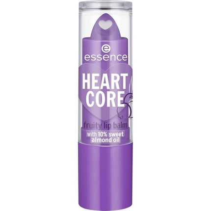 Essence Heart Core Fruity Lip Balm No. 06 Violet Smoothing Nourishing