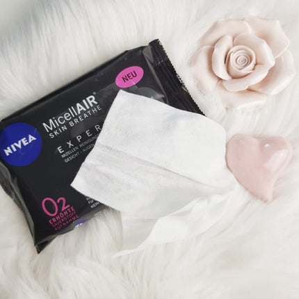 Nivea MicellAir Expert Waterproof Makeup Remover Wipes for Face and Eyes
