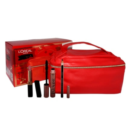L'Oreal Set Mascara Lash Paradise Intense Black, Le Khol Midnight Black 101, Rossetto Matte Intense Volume 640