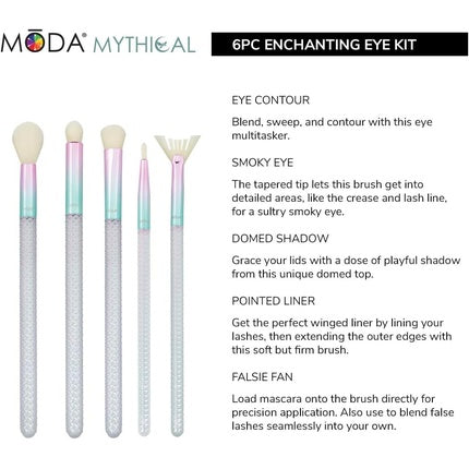 Royal & Langnickel Moda Pro 6PC Mythical Star Travel Kit 0.15kg