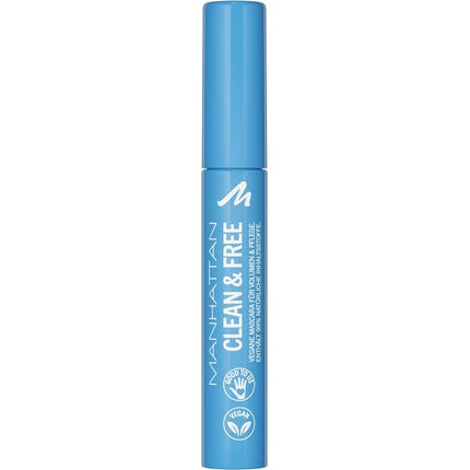 Manhattan Clean & Free Mascara Colour 99T Brown Waterproof Nourishing Vegan 7ml