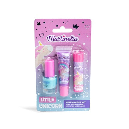 Martinelia Unicorn Make-Up Trio Varnish Gloss and Lip Balm Mini Set