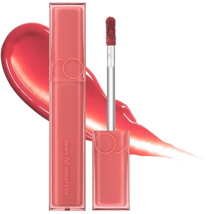 rom&nd Dewyful Water Tint Lip Gloss 0.18 fl oz in Coral Longlasting Lip Tint Moisturizing Natural Gloss MLBB