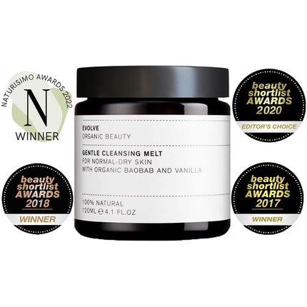 Evolve Organic Beauty Natural Gentle Cleansing Melt Balm 4.1oz 120mL