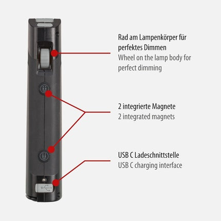Brennenstuhl Rechargeable LED Torch Sansa 401 A - Rechargeable Work Light