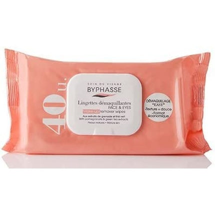 Byphasse 40 Grenade and Green Tea Makeup Remover Wipes