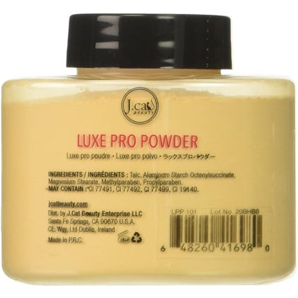J.Cat Beauty Luxe Pro Makeup Setting Powder Matte Finish Helps Absorb Oil