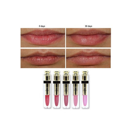 New Volumizing and Hydrating Lip Gloss Enriched with Hyaluronic Acid, Retinol, and Vitamin E - Guaranteed Anti-Aging Effect! Rosso Passione 2.1cm x 10.5cm x 2.1cm