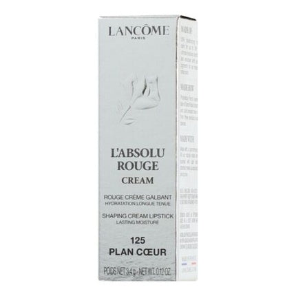 Lancôme L'Absolu Rouge Cream 3.4g - Shade 125 Plan-Cœur