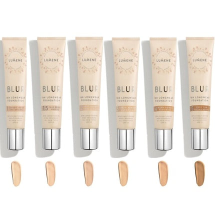 Lumene Blur Smoothing Foundation For All Skin Types Spf15 3 Fresh Apricot 30ml