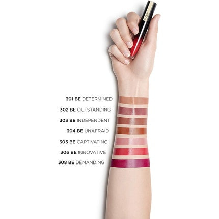 L'Oreal Paris Brilliant Signature High Shine Color Orange Red Lip Ink 303 Be Independent Orange 1 Count