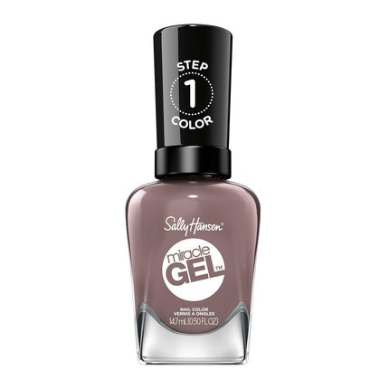 Sally Hansen Miracle Gel 205 To The Taupe Nail Polish 0.5 Oz