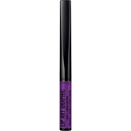 Rimmel London Lip Art Graphic Liner and Liquid Lipstick 875 Masterpiece