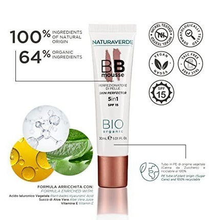 Naturaverde BIO Make Up BB Mousse Skin Perfector 5 in 1 Sunscreen SPF 15